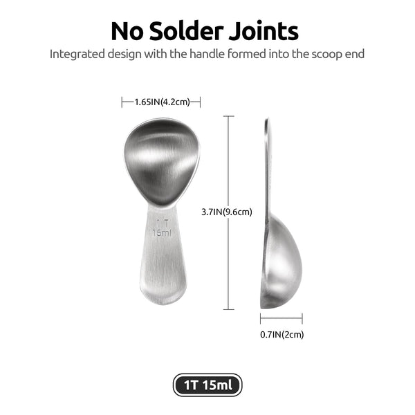 Steel Measuring Scoops (Set of 2)
