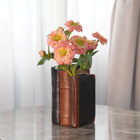 Book-Shaped Flower Vase