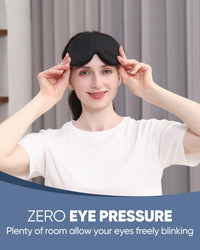 Black Light-Blocking Sleep Mask