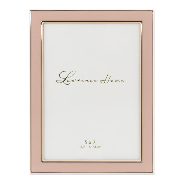 Pink Enamel Picture Frame