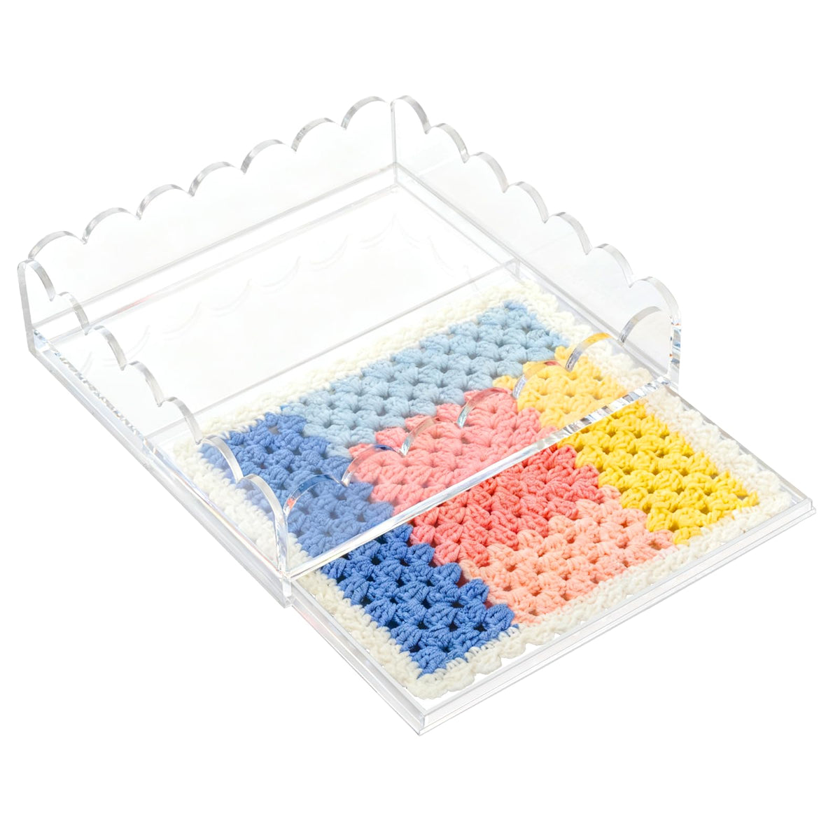 Acrylic Tray with Drawer