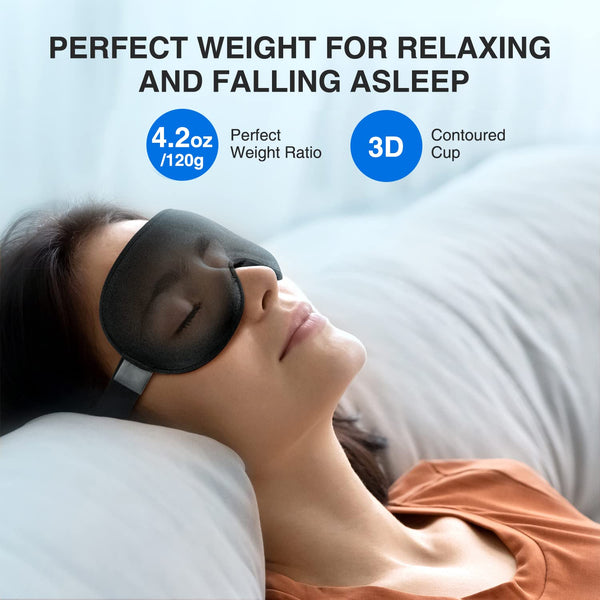 Gray Weighted Sleep Mask