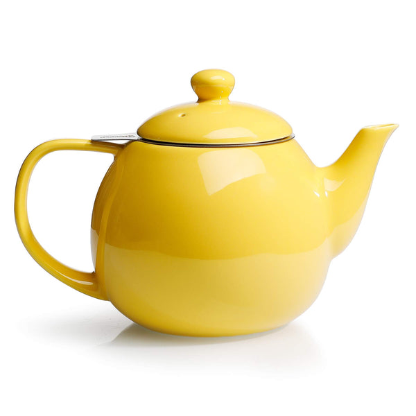Yellow Porcelain Teapot