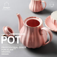 Pink Porcelain Teapot