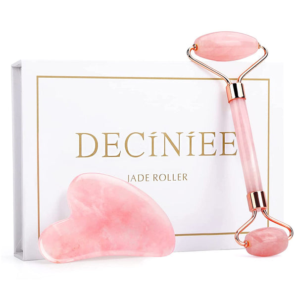 Pink Jade Roller & Gua Sha Set