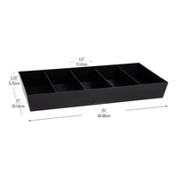 Black Snack Tray
