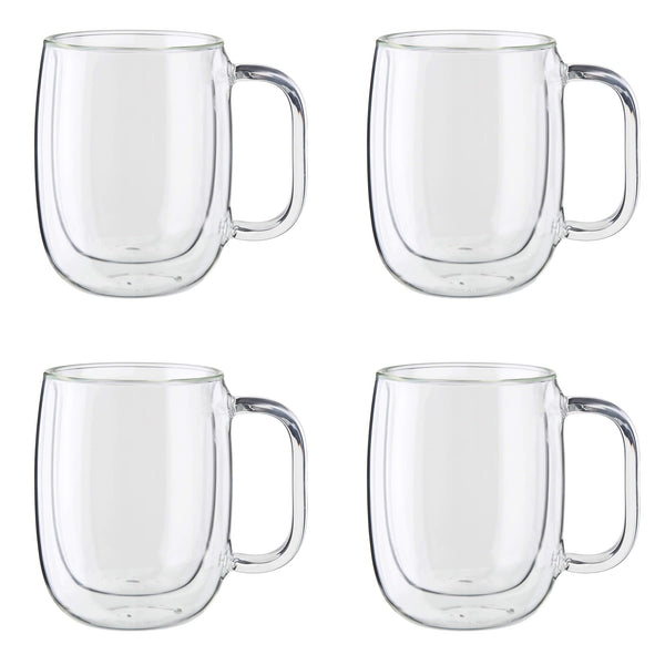 Double-Wall Coffee Glasses (Set of 4)