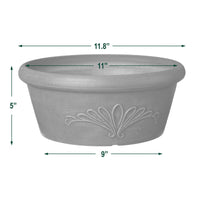 Charcoal Bulb Pan Planter