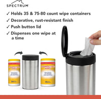 Satin Nickel Wipe Holder