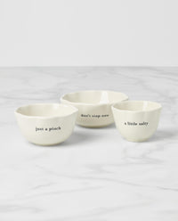 White Porcelain Nesting Bowls (Set of 3)