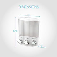 White Shower Dispenser