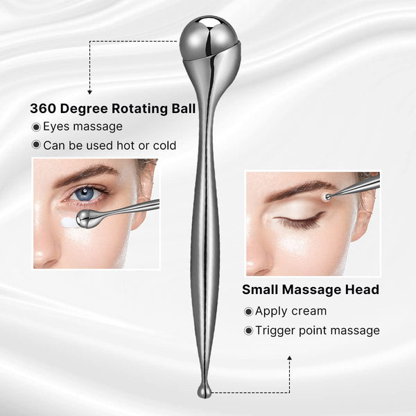 Silver Facial Eye Roller