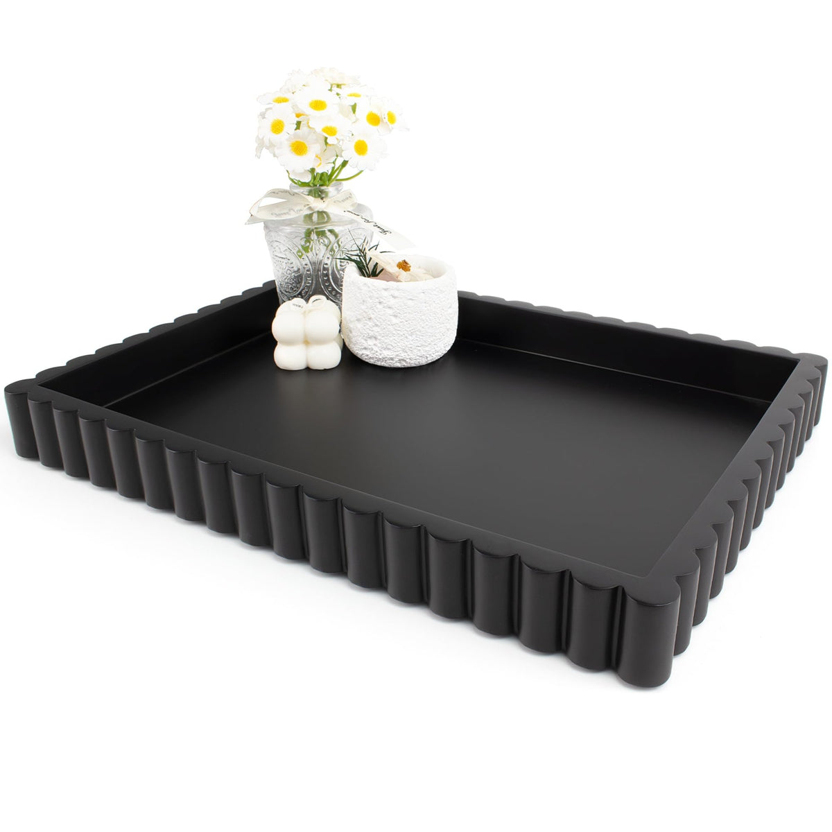 Black Resin Tray