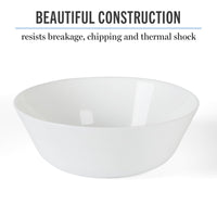 White Opal Glass Bowls (Set of 6)