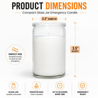 White Jar Candles (Set of 9)