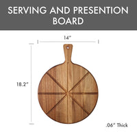 Acacia Wood Pizza Board