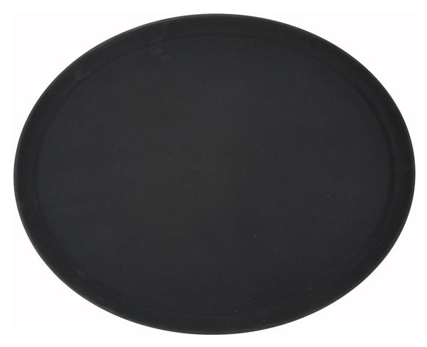 Black Oval Serving Tray