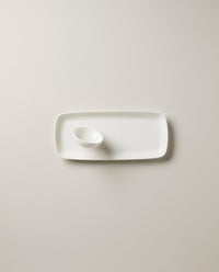 White Tray & Bowl Set