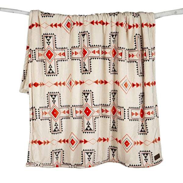 Sherpa Fleece Throw Blanket