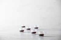 Clear Glass Espresso Cups (Set of 6)
