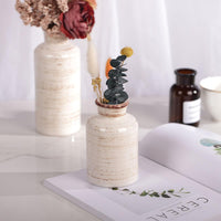 Beige Ceramic Flower Vase