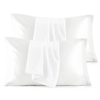 White Satin Pillowcases (Set of 4)