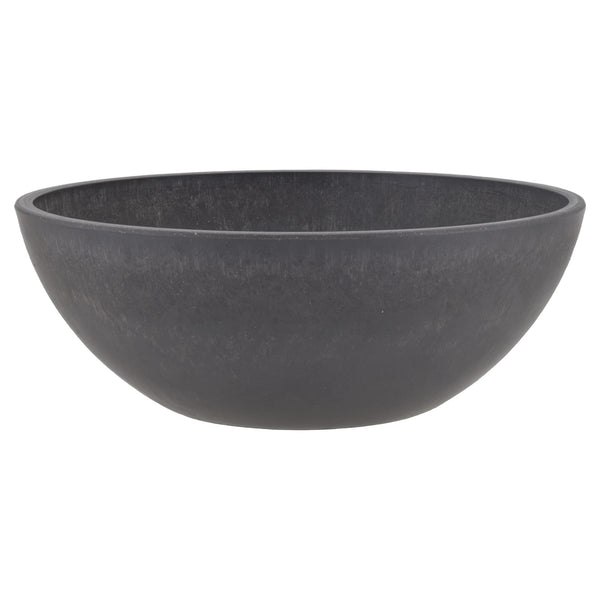 Charcoal Low Bowl Planter