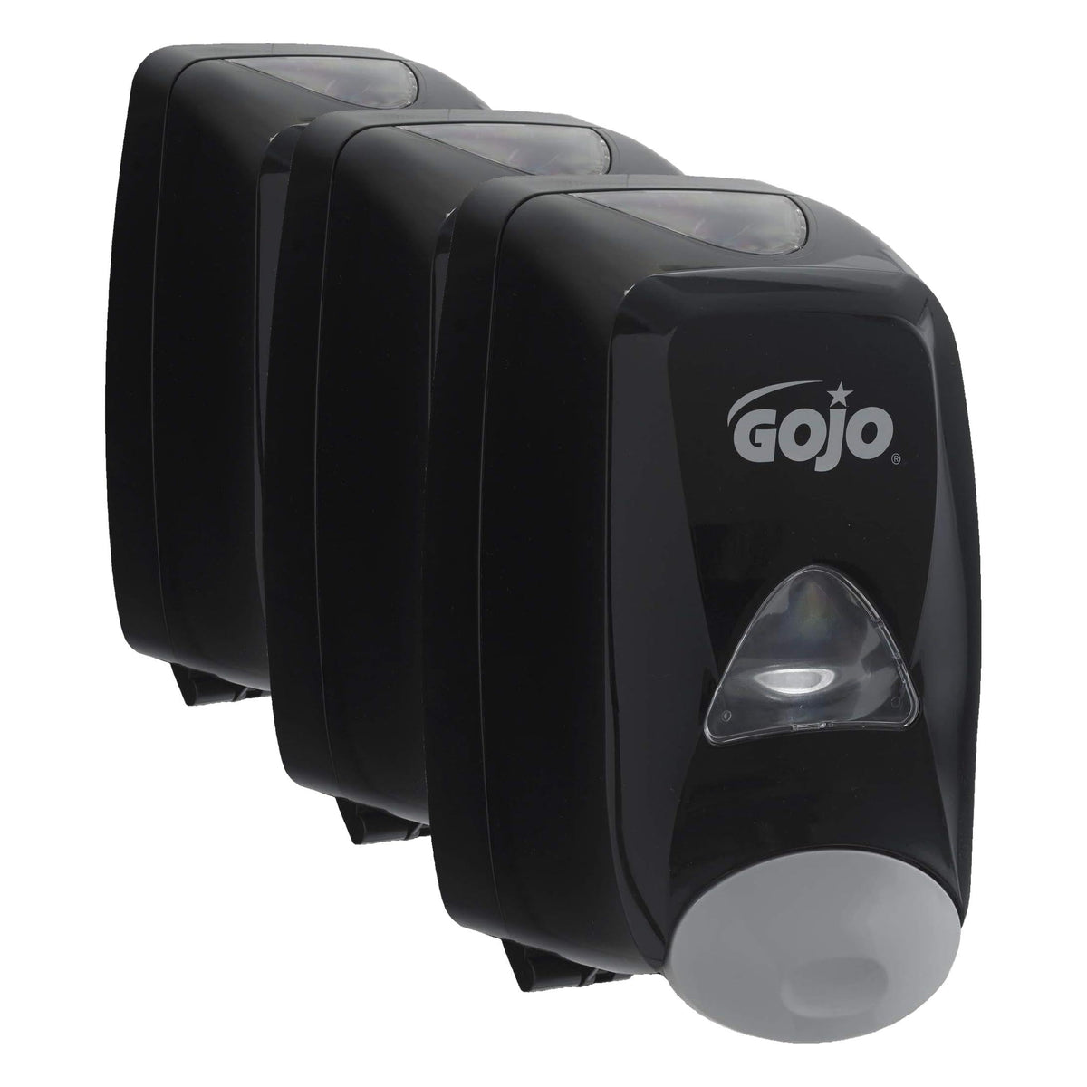 Black Foam Soap Dispensers (Set of 3)