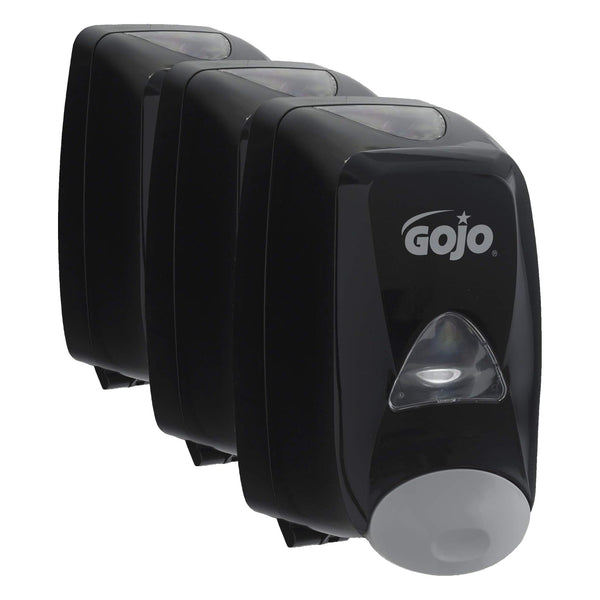 Black Foam Soap Dispensers (Set of 3)