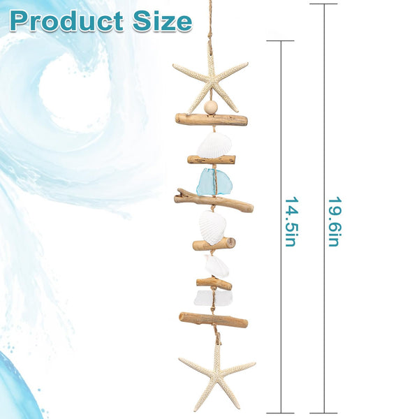 Driftwood Starfish Wall Decor (Set of 2)