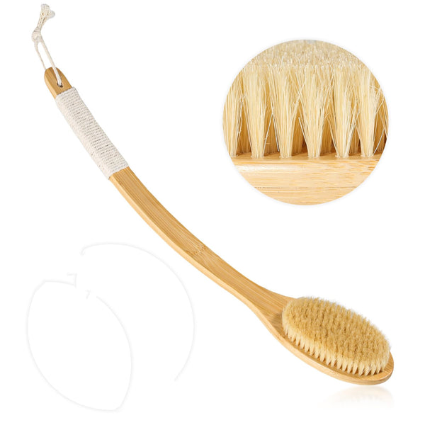 Beige Bamboo Body Brush