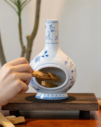 Blue & White Porcelain Incense Burner
