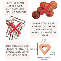 Copper Flower Water Charm (Set of 5)