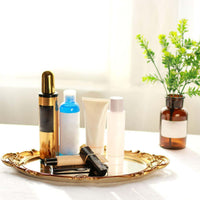 Gold Mirrored Oval Tray