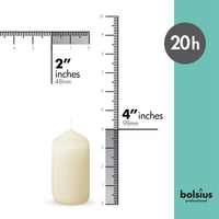 Ivory Pillar Candles (Set of 20)