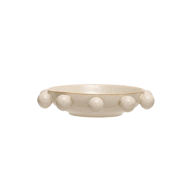 Cream Stoneware Bowl