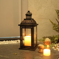 Black Candle Lantern