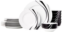 Swirl Dinnerware Set (Set of 18)
