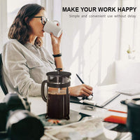 Black Steel French Press