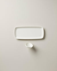 White Tray & Bowl Set