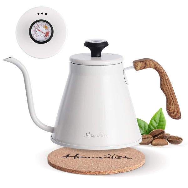 White Gooseneck Kettle