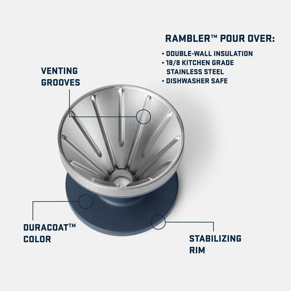 White Steel Pour-Over Maker