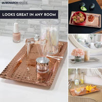 Hammered Nickel Vanity Tray