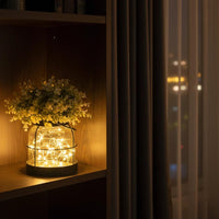Vintage Glass Lantern Vase
