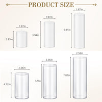 Ivory Pillar Candles & Glass Holders