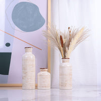 Beige Ceramic Flower Vase