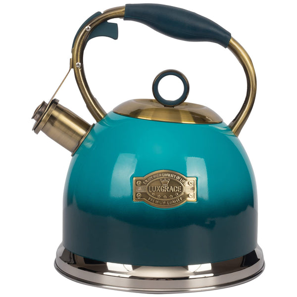 Blue Whistling Tea Kettle