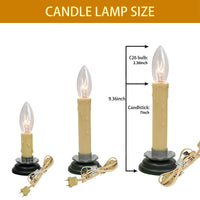 Ivory Electric Window Candles (Set of 4)