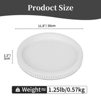 White Round Decorative Tray