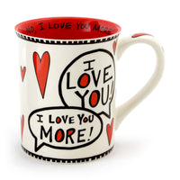 Red Stoneware Mug